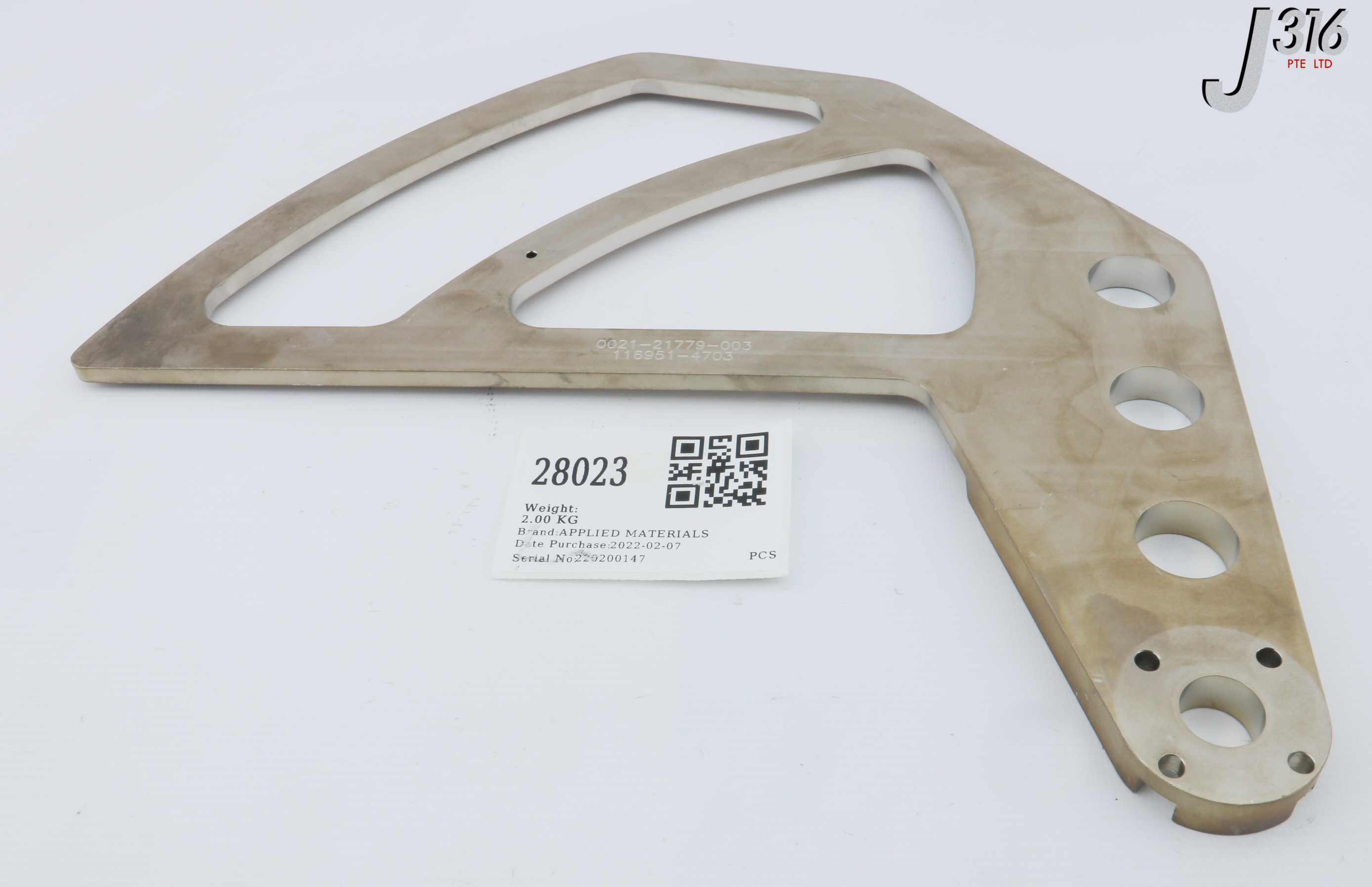 売却済み 28023 APPLIED MATERIALS BLADE, SHUTTER, 300MM, PVD 0021-21779 | eBay